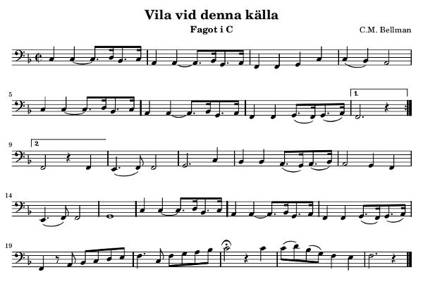 Vila vid denna källa